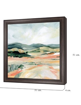 Cuadro decorativo Paisaje bermellón I de Katrina Pete técnica mixta Cuadros Jr