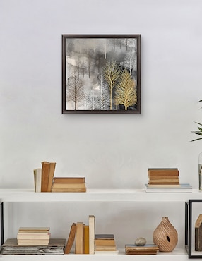 Cuadro decorativo Árbol invernal de Heather Hayes técnica mixta Cuadros Jr