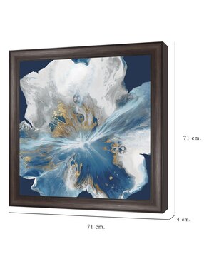 Cuadro decorativo Enigma líquido II de Eva Watts técnica mixta Cuadros Jr