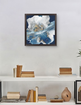 Cuadro decorativo Enigma líquido II de Eva Watts técnica mixta Cuadros Jr