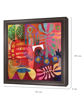 Cuadro decorativo Geometrías del alma africana de Nikki Chu técnica mixta Cuadros Jr