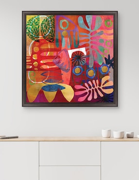 Cuadro decorativo Geometrías del alma africana de Nikki Chu técnica mixta Cuadros Jr
