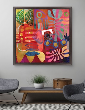 Cuadro decorativo Geometrías del alma africana de Nikki Chu técnica mixta Cuadros Jr