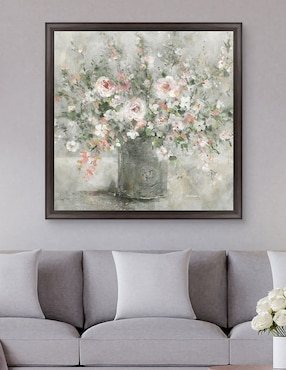 Cuadro decorativo Encanto Floral de Carol Robinson técnica mixta Cuadros Jr