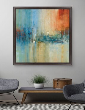 Cuadro decorativo Cascada azul de Simon Addyman técnica mixta Cuadros Jr