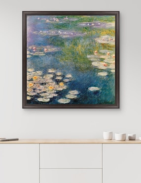 Cuadro decorativo Nenúfares en Giverny 1908 de Masters Collection técnica mixta Cuadros Jr