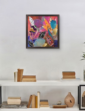 Cuadro decorativo Poder floral de Nikki Chu técnica mixta Cuadros Jr
