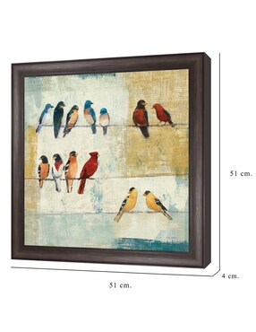 Cuadro decorativo Los sospechosos habituales de Avery Tillmon técnica mixta Cuadros Jr