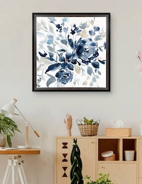 Cuadro decorativo Jardín índigo I de Carol Robinson técnica mixta Cuadros Jr