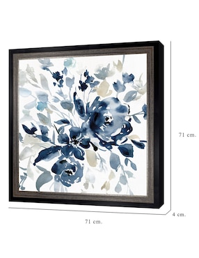 Cuadro decorativo Jardín índigo I de Carol Robinson técnica mixta Cuadros Jr
