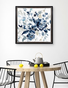 Cuadro decorativo Jardín índigo I de Carol Robinson técnica mixta Cuadros Jr