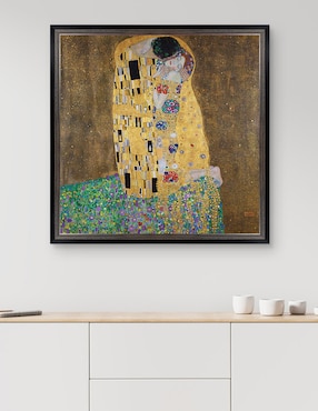 Cuadro decorativo El beso de Gustav Klimt técnica mixta Cuadros Jr