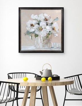 Cuadro decorativo Blancos suaves I de Sally Swatland técnica mixta Cuadros Jr