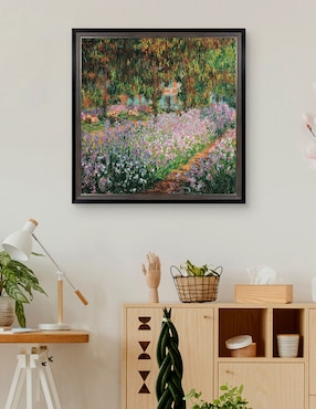 Cuadro decorativo Monet – Jardín del artista de Portfolio Arts Group técnica mixta Cuadros Jr