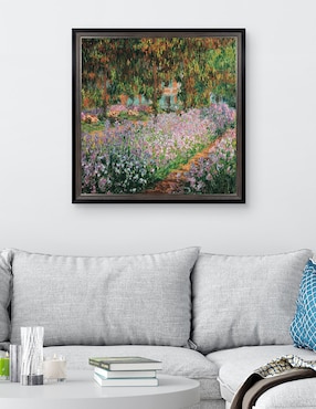 Cuadro decorativo Monet – Jardín del artista de Portfolio Arts Group técnica mixta Cuadros Jr