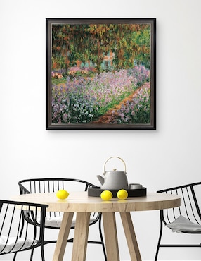 Cuadro decorativo Monet – Jardín del artista de Portfolio Arts Group técnica mixta Cuadros Jr