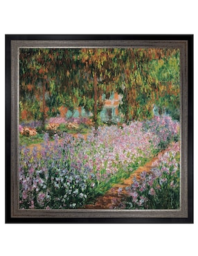 Cuadro decorativo Monet – Jardín del artista de Portfolio Arts Group técnica mixta Cuadros Jr
