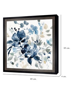 Cuadro decorativo Jardín índigo II de Carol Robinson técnica mixta Cuadros Jr