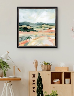 Cuadro decorativo Paisaje bermellón I de Katrina Pete técnica mixta Cuadros Jr