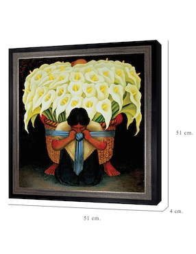 Cuadro decorativo Rivera – El vendedor de alcatraces de Portfolio Arts Group técnica mixta Cuadros Jr