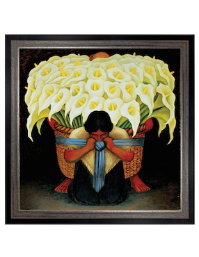 Cuadro decorativo Rivera – El vendedor de alcatraces de Portfolio Arts Group técnica mixta Cuadros Jr