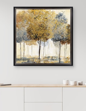 Cuadro decorativo Bosque metálico I de Nan técnica mixta Cuadros Jr