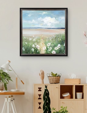 Cuadro decorativo Flores silvestres oceánicas de Sally Swatland técnica mixta Cuadros Jr