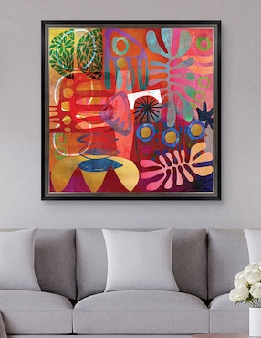 Cuadro decorativo Geometrías del alma africana de Nikki Chu técnica mixta Cuadros Jr