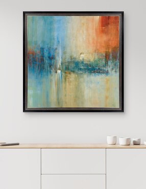Cuadro decorativo Cascada azul de Simon Addyman técnica mixta Cuadros Jr