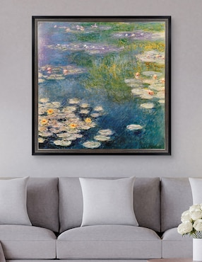 Cuadro decorativo Nenúfares en Giverny 1908 de Masters Collection técnica mixta Cuadros Jr