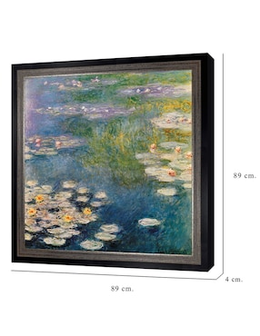 Cuadro decorativo Nenúfares en Giverny 1908 de Masters Collection técnica mixta Cuadros Jr