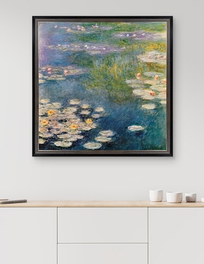 Cuadro decorativo Nenúfares en Giverny 1908 de Masters Collection técnica mixta Cuadros Jr
