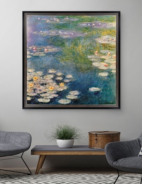 Cuadro decorativo Nenúfares en Giverny 1908 de Masters Collection técnica mixta Cuadros Jr