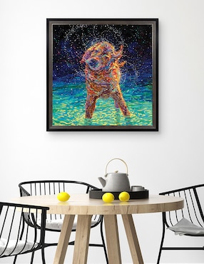 Cuadro decorativo Nado a la luz de la luna de Iris Scott técnica mixta Cuadros Jr
