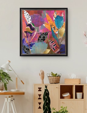 Cuadro decorativo Poder floral de Nikki Chu técnica mixta Cuadros Jr