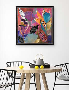 Cuadro decorativo Poder floral de Nikki Chu técnica mixta Cuadros Jr