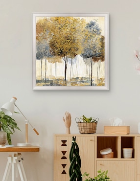 Cuadro decorativo Bosque metálico I de Nan técnica mixta Cuadros Jr