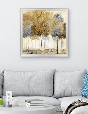 Cuadro decorativo Bosque metálico I de Nan técnica mixta Cuadros Jr