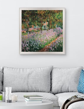 Cuadro decorativo Monet – Jardín del artista de Portfolio Arts Group técnica mixta Cuadros Jr