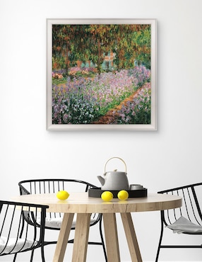 Cuadro decorativo Monet – Jardín del artista de Portfolio Arts Group técnica mixta Cuadros Jr