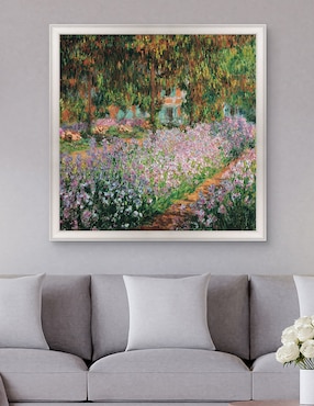 Cuadro decorativo Monet – Jardín del artista de Portfolio Arts Group técnica mixta Cuadros Jr