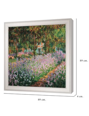 Cuadro decorativo Monet – Jardín del artista de Portfolio Arts Group técnica mixta Cuadros Jr