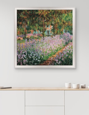 Cuadro decorativo Monet – Jardín del artista de Portfolio Arts Group técnica mixta Cuadros Jr