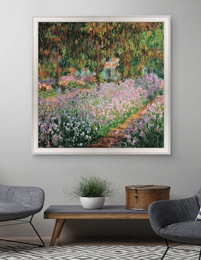 Cuadro decorativo Monet – Jardín del artista de Portfolio Arts Group técnica mixta Cuadros Jr