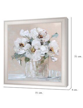 Cuadro decorativo Blancos suaves I de Sally Swatland técnica mixta Cuadros Jr
