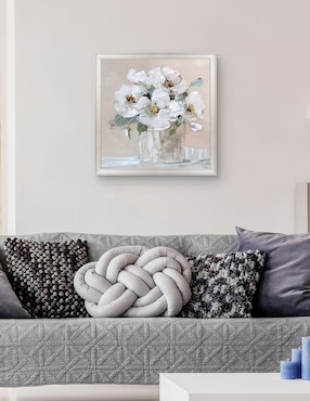 Cuadro decorativo Blancos suaves I de Sally Swatland técnica mixta Cuadros Jr