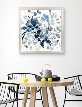 Cuadro decorativo Jardín índigo II de Carol Robinson técnica mixta Cuadros Jr