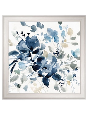 Cuadro decorativo Jardín índigo II de Carol Robinson técnica mixta Cuadros Jr