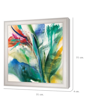 Cuadro decorativo Ave del Paraíso de K. Nari técnica mixta Cuadros Jr