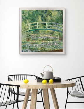 Cuadro decorativo Monet – Puente japonés de nenúfares de Portfolio Arts Group técnica mixta Cuadros Jr